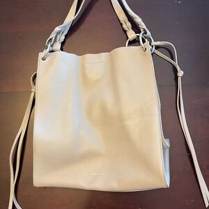 Dove Gray Rebecca Minkoff leather purse